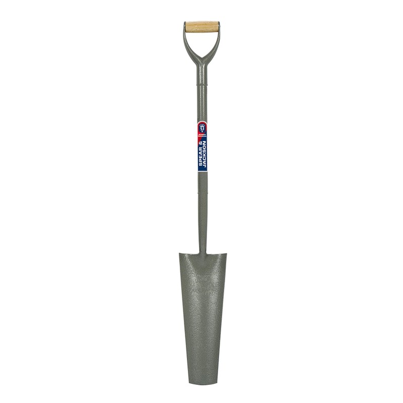 Spear & Jackson 2154HK 16" Tubular Steel Draining Shovel,Gray