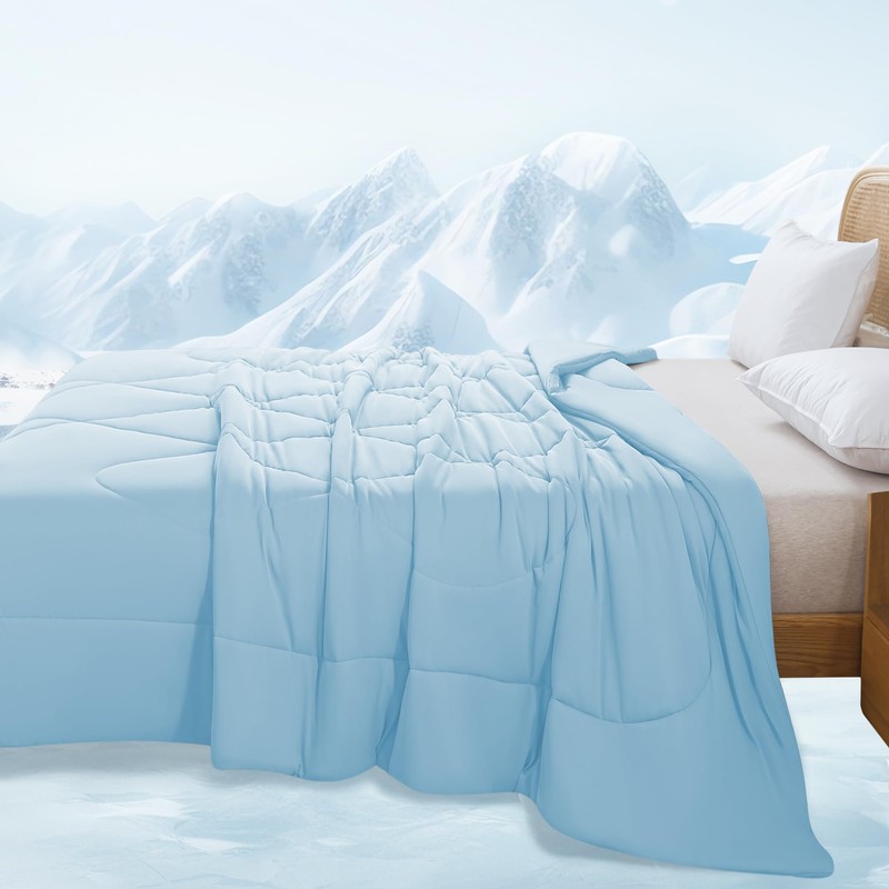 MASVIS Cooling Blankets for Hot Sleepers, Luxury Lightweight Cozy Soft