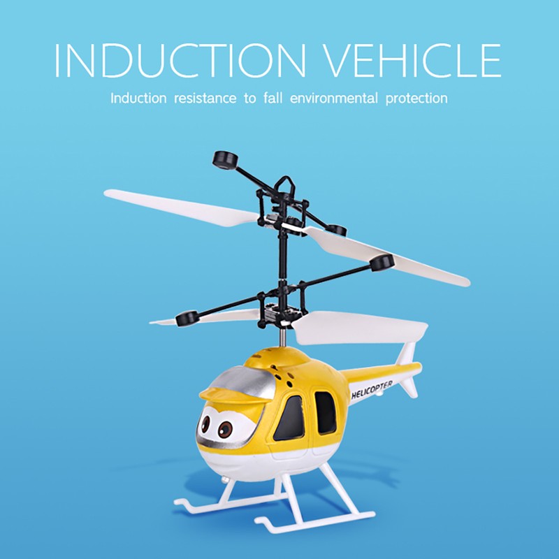 Cartoon Intelligent Sensing Flying Toy Remote Control Helicopter Toy with