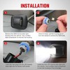 Nilight License Plate Lights Compatible with 1997 1998 1999 2010