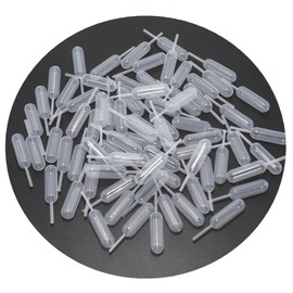 Pine & Linen 200 Pack Plastic Pipettes, 4ml Squeeze Transfer Pipette Dessert Pipettes, Suitable for Chocolate Strawberry Cupcakes/Baking/Mini Cakes