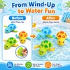 Wind-Up Turtle Bath Toy for Kids – Cute Clockwork Swimming