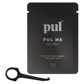 PUL Pack of 1 Reusable Clear Aligner Removal Tool — Compatible with Invisalign, Removable Braces, Retainers & Trays – Easy-to-Use Device Remover, Dental & Oral Hygiene Care Product – Black