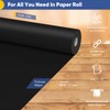 Vanhench 15" x 390" Black Craft Paper for Wrapping or