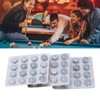48Pcs 14mm Billiard Cue Tips Pool Cue Stick Tips Replacement