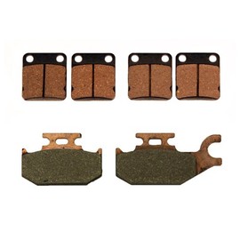 Front & Rear Brake Pads 2003-2006 for Yamaha Kodiak 450 4x4 Auto Semi-Metallic