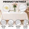 YciVhh 6 Pack White Table Cloth, White Table Cloth Party,