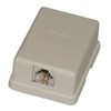 Aerzetix - Telephone Socket RJ11 6P4C Plastic