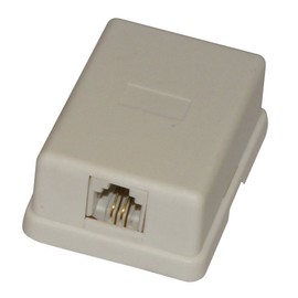 Aerzetix - Telephone Socket RJ11 6P4C Plastic