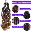 French Curl Braiding Hair 8 Packs Pre Stretched Loose Wave