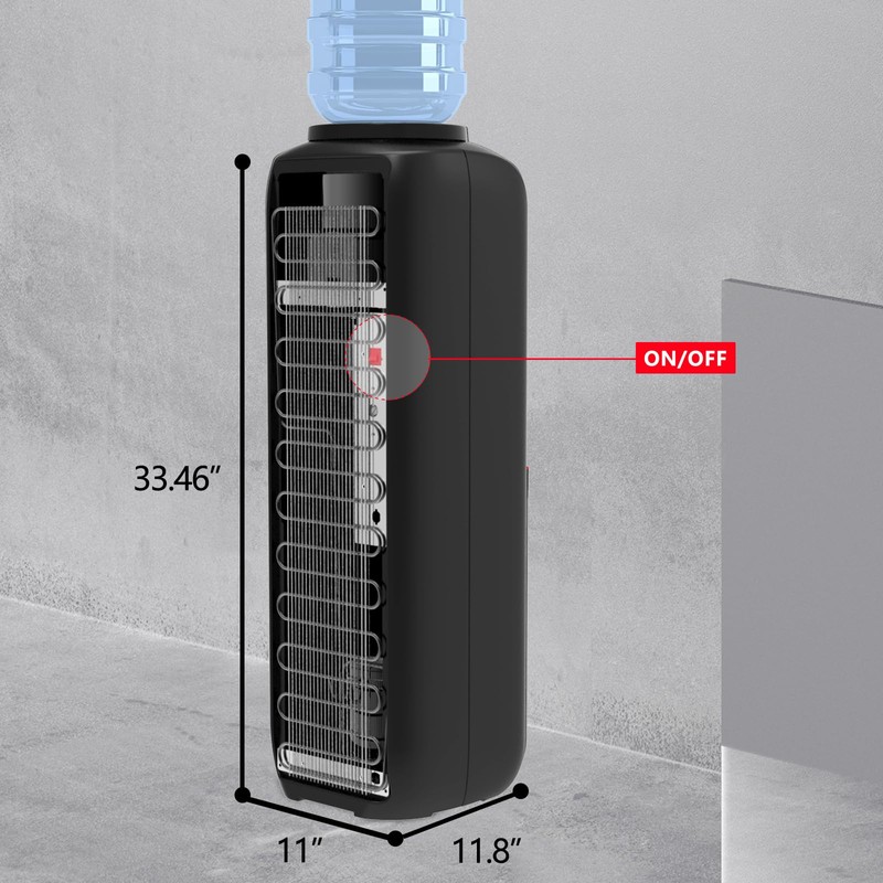 IKT Water Dispenser, Top Loading Water Cooler with Compressor Cooling,