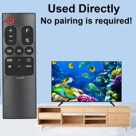 AKB75595361 Replacement Remote Control Work with LG Soundbar SL4Y SN4 SN5Y SN6Y SN7Y SL4Y.DAUSLLK SN4.DAUSLLK SN4.DMYSLLK