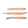 Connex COXT861213 Chip Carving Tool Set 3-Piece, Silver/Beige, 150 mm