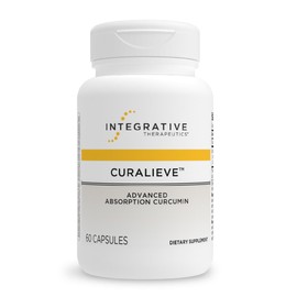 Integrative Therapeutics Curalieve - Curcumin Formula for Antioxidant Support* - High Absorption Curcumin - Vegan, Gluten-Free & Dairy-Free - 60 Capsules (30 Servings)