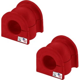 Suspension Dudes Front Sway Bar Stabilizer CODE RED Bushing Kit Fits MDX, Odyssey, Pilot, Ridgeline, ZDX, 2001-2020, Bushings Made In USA K90559 51306S3VA00