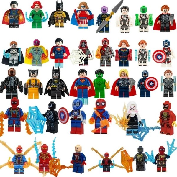 Unbranded 1 Pc. Building Blocks Supehero-Theme