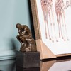 Toperkin Classical Rodin Statue Thinker Bronze Sculpture Home Decor Art