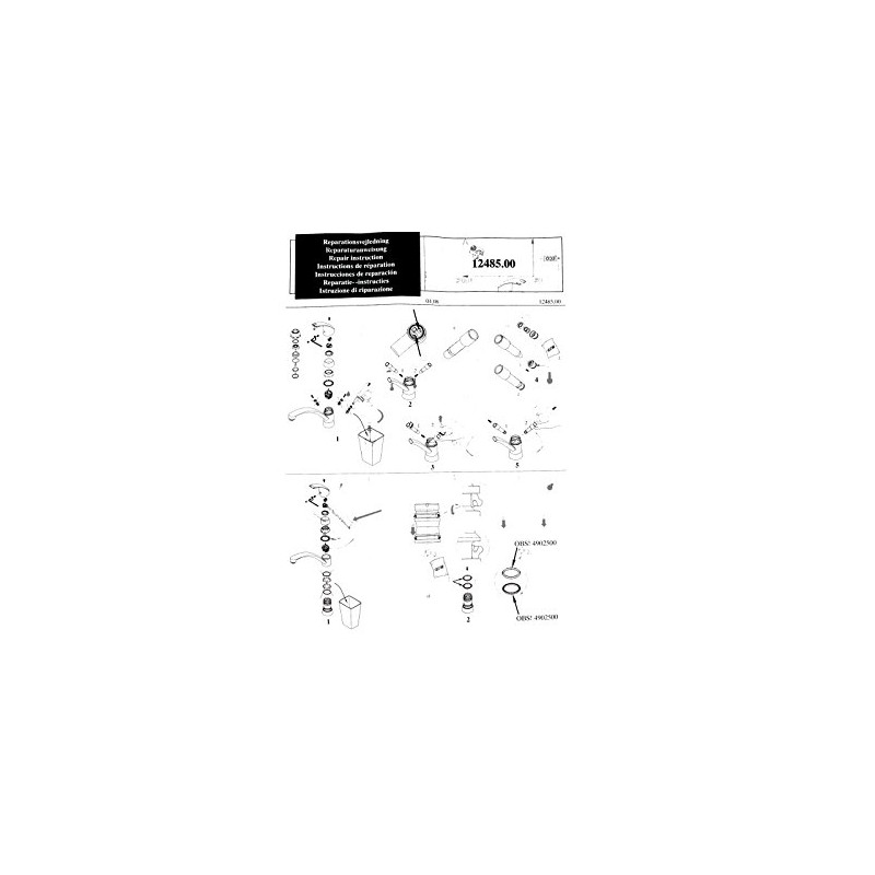 Damixa Repair Kit 13056 for Jupiter Apollo Gala Ball Cartridges