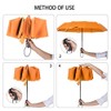 ZOMAKE Compact Umbrella, Auto Open & Close Travel Folding Umbrella,
