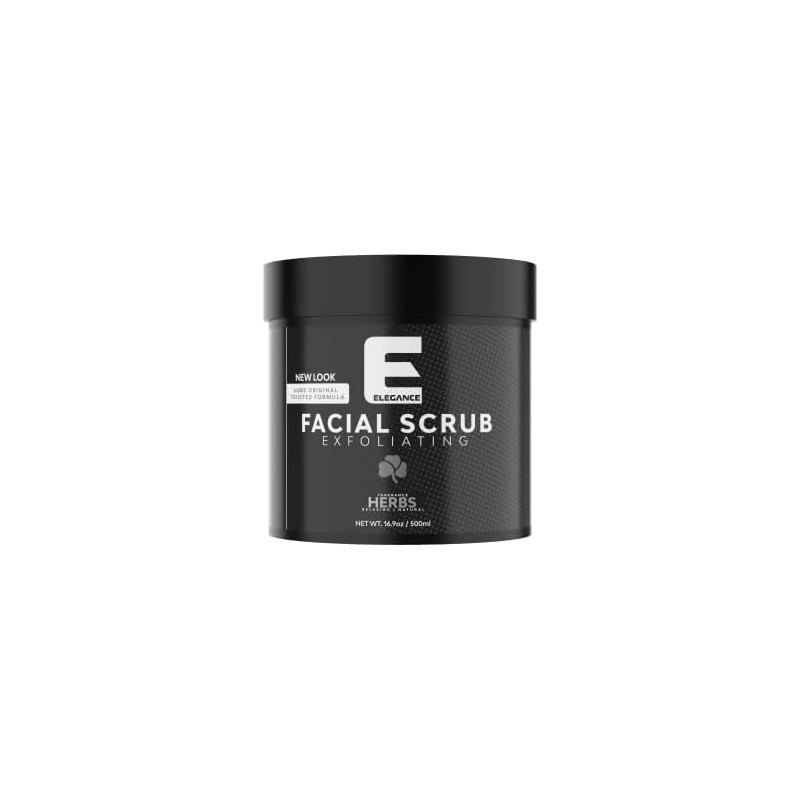 ELEGANCE GEL Elegance Facial Scrub, Mixed Herbs, 17.6 oz