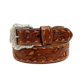 Nocona Belt Co. Men's Pierced Leather Laced Edge Western - N2414708 36