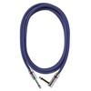 Providence LE501 Shielded Cable 1m S/L Plug (Straight/L Type), Blue