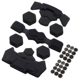 Qavctw Universal Tactical Helmet Padding, EVA Tactical Helmet Liners for Men, Detachable Double Layer Helmet Pads Tactical Helmet Accessorie Protective Football Helmet Padding for Mich Ach Usmc Helmet