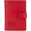 Cloe Porta Pasaporte Grande Look Troquelado Color Negro para Mujer