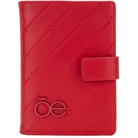 Cloe Porta Pasaporte Grande Look Troquelado Color Negro para Mujer