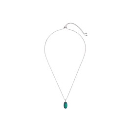 Kendra Scott Moody Necklace Rhodium Mood Stone One Size