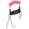 Stainless Steel Marine Sports Reef Double Hook with Spring Rope