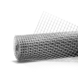 Fencer Wire 19 Gauge Hot-Dipped Galvanized Hardware Cloth with Mesh Size 1/2" x 1/2" for Chicken Coop/Run/Cage/Pen/Vegetables Garden and Home Improvement Project (k. 4 ft. x 5 ft.)