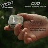 The Voice Duo True Wireless Stereo Earbuds with Mic, White
