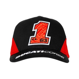 63 Cap Ducati Bagnaia Ducati Bagnaia,Black,One Size