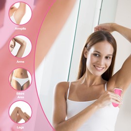 Kokoline Women's Electric Razor | Wet & Dry Shaver for Legs,Bikini, Underarms with Bikini Trimmer & Hypoallergenic Foil for Sensitive Skin,Pink/uyg1