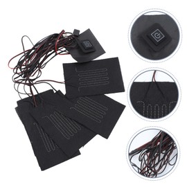 SAFIGLE 1set Electric Heated Pad for Clothing Complex Fiber Heating Element Temperature Settings Versatile Electric Heat Mat for Back Shoulders and Legs and Comfortable Wear for Outdoor