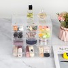 SUPAWAY Mini Transparent Drawer Organizer Small Drawers Stackable Storage Box