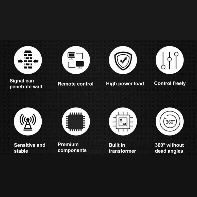 Remote Control Switch 30A Relay 3km Control Range Wireless Remote