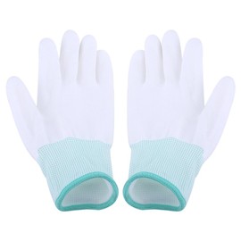Antistatic PU Coated Glove Reduces Errors with Good Air Permeability in Repairing PC Computers and Phones (M Green)