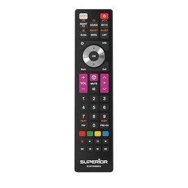 Superior Electronics Replacement Thomson/TCL - Universal Remote Control Compatible with Thomson and TCL TVs - Ready to Use without Programming - Perfect for Smart TVs - Black - SUPTRB017