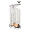 Cole & Mason Wallis Nutmeg Mill, Acrylic, Silver, 6 x