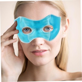Healeved Sleeping Eye Patch Eye Mask for Puffy Eyes Cooling Blindfold Comfortable Eye Mask Ice Compress Therapy Reusable Blue