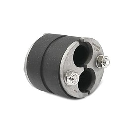 WITTKOWARE 50 mm Wall Feed-Through (Ring Space Seal), for Cables / Pipes (2-Way Split 10-16 mm)