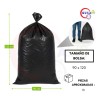 1 Kg Bolsa Negra Para Basura Ecolgica 90x120