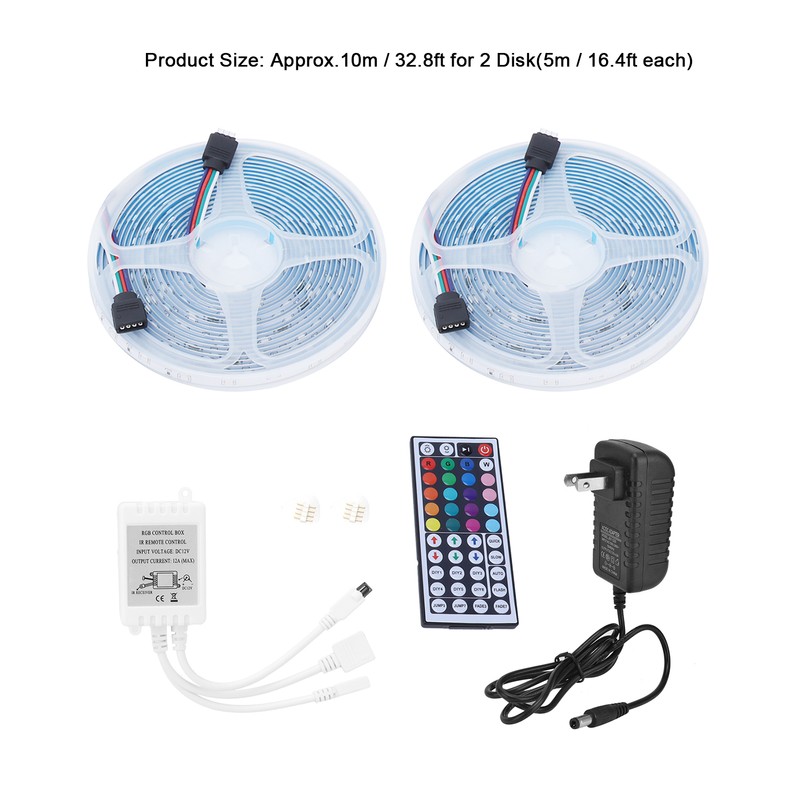Color Changing 600LED Strip Light Waterproof RGB Light Strip Dimmable