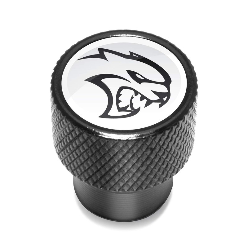 iPick Image for Dodge SRT Hellcat in White on Black