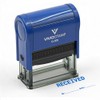 Received by Date Self Inking Rubber Stamp (Blue Ink) Medium