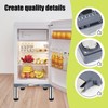 Ailahloe Mini Fridge Stand with 4 storage Feet (11.4"-12.6" High),