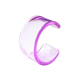 Pingyongchang Bangle Cuff Bracelets Chunky Bracelets for Women Colorful Irregular Resin Acetate Wristbands Retro Wide Geometric Transparent Bracelet Best Christmas Birthday Gifts-Light Purple
