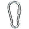 2 x Carabina Carbine Hook with Screw Gate 8mm MARINE